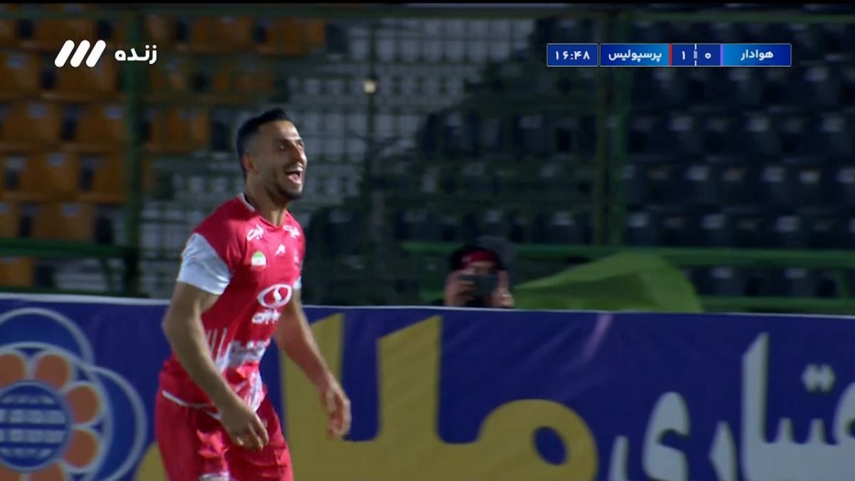گل اول پرسپولیس به هوادار (علی علیپور)