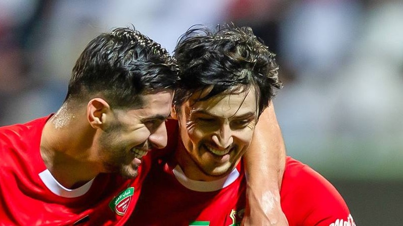 گل اول شباب الاهلی به النصر امارات (سردار آزمون)