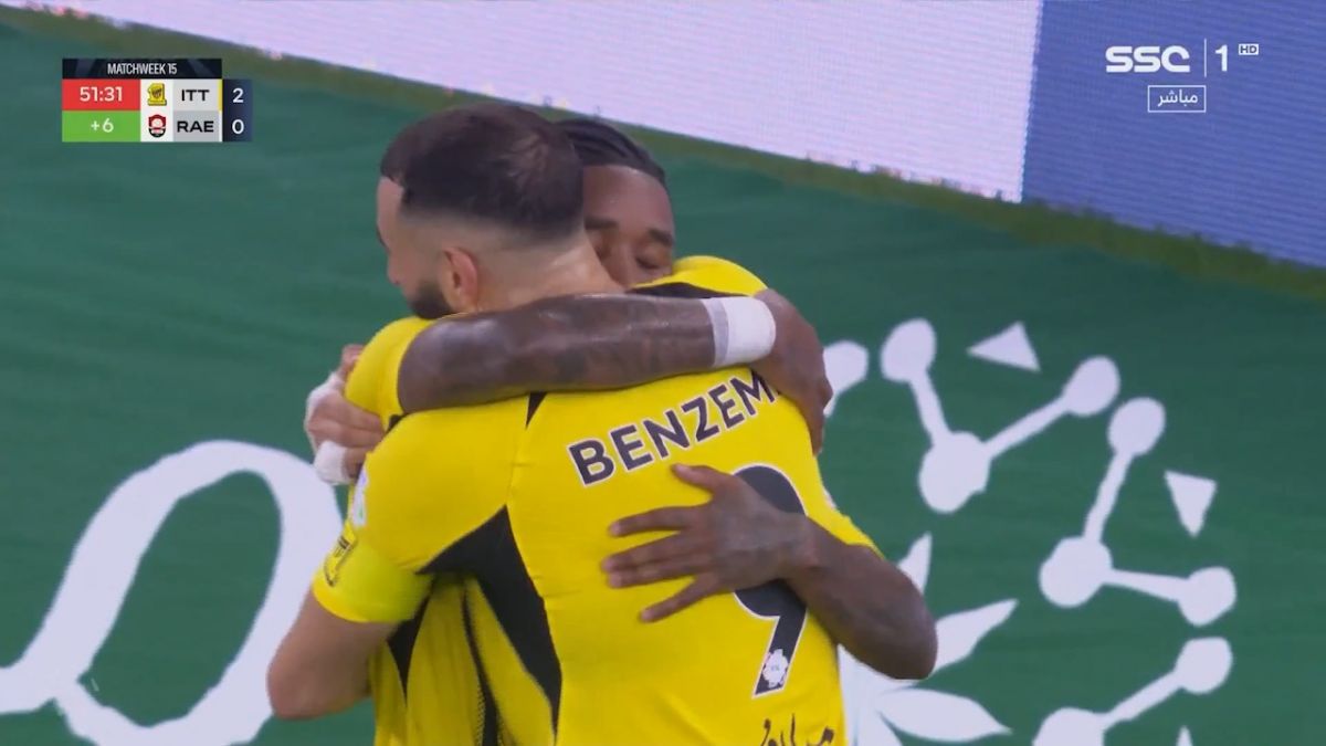 گل دوم الاتحاد به الرائد (برخواین)