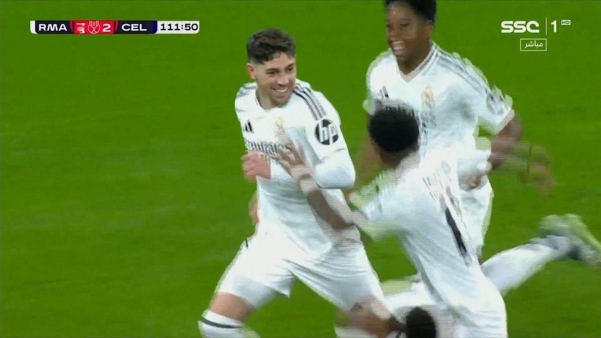 گل چهارم رئال مادرید به سلتاویگو (سوپرگل والورده)