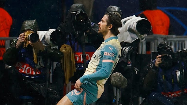 گل اول منچسترسیتی به پاری سن ژرمن (گریلیش)