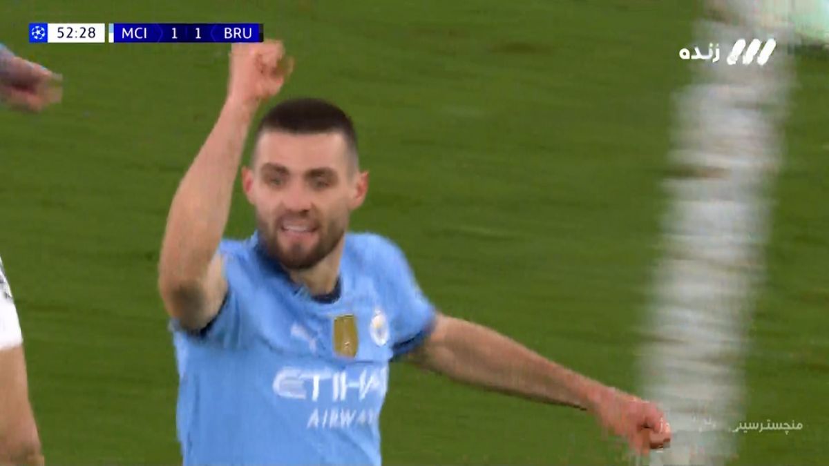 گل اول منچسترسیتی به کلوب بروژ (کواچیچ)