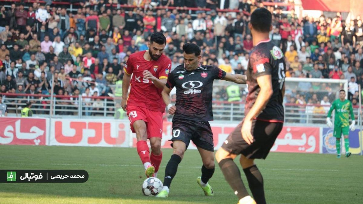 فولاد یک - پرسپولیس یک| یحیی سد معبر کارتال/ سپاهان و تراکتور برنده جدال فولادآرهنا