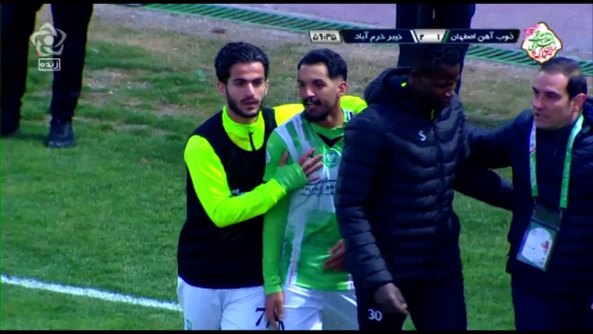 گل دوم خیبر خرم آباد به ذوب آهن (محمدجواد محمدی)