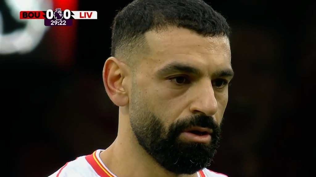 گل اول لیورپول به بورنموث (محمد صلاح)