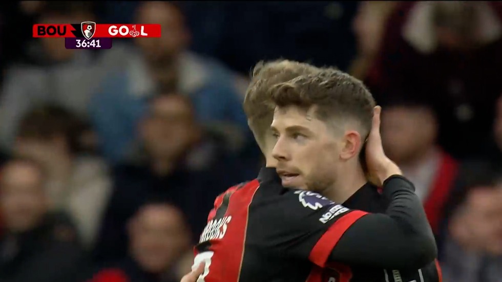 گل مردود بورنموث به لیورپول