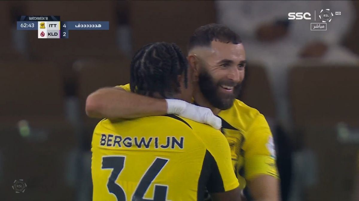 گل چهارم الاتحاد به الخلود (دبل استیون برخواین)