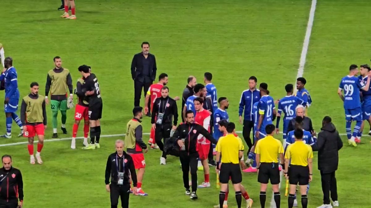 اختصاصی/ لحظاتی پس از پایان بازی الهلال - پرسپولیس