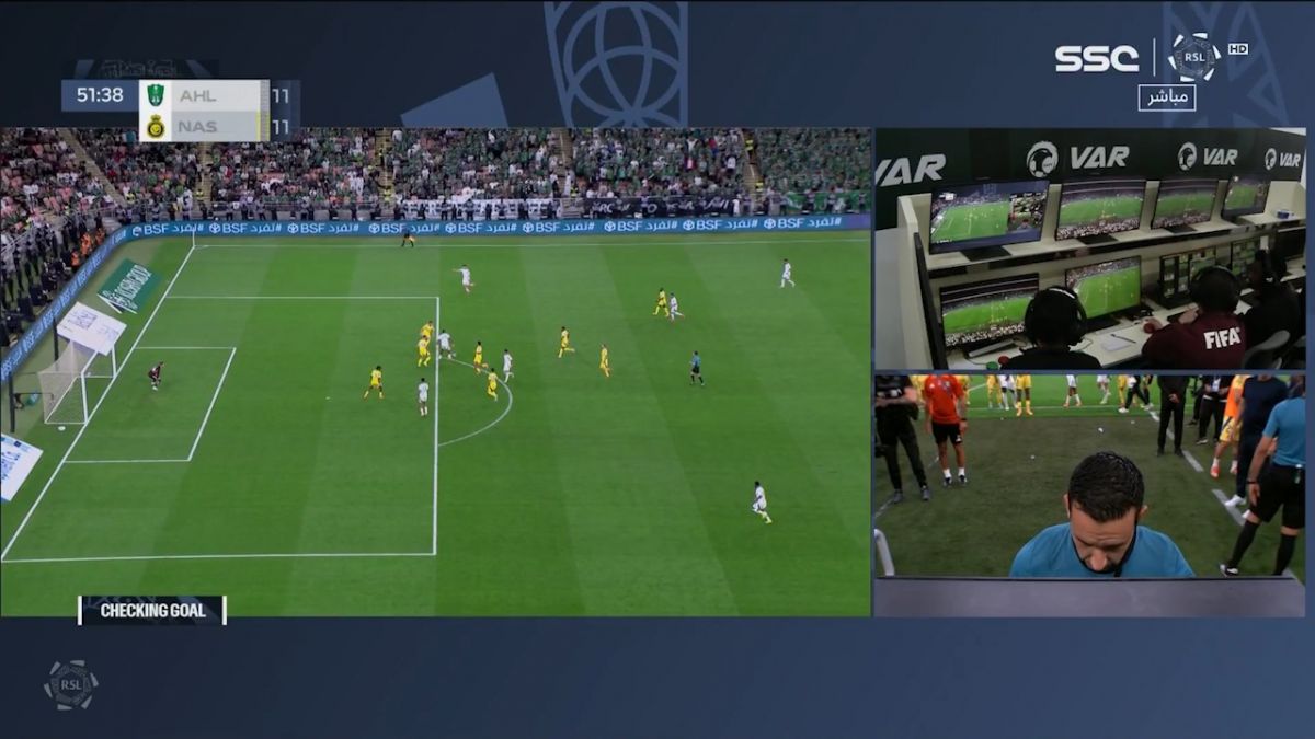 دومین گل مردود الاهلی عربستان مقابل النصر