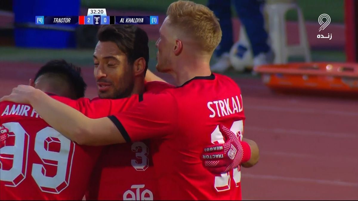 گل دوم تراکتور به الخالدیه بحرین (توماس اشترکال)