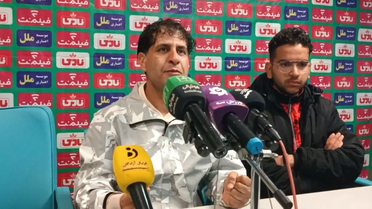 صحبتهای آرش فریدونی سرمربی آران فناوران شیراز بعد از بازی برابر داماش