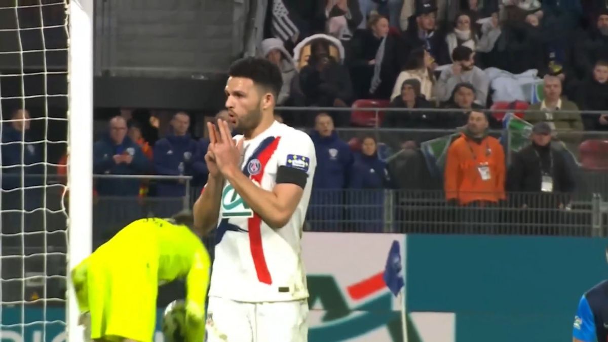 گل دوم پاری سن ژرمن به بریوچین (گونچالو راموس)