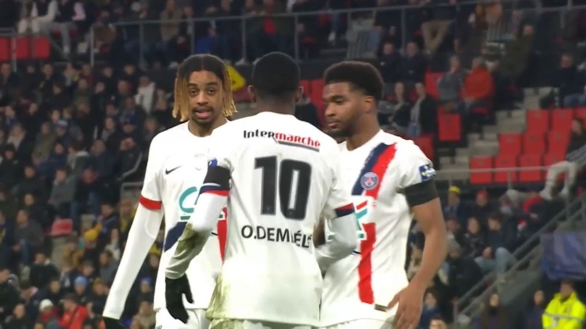 گل هفتم پاری سن ژرمن به بریوچین (عثمان دمبله)