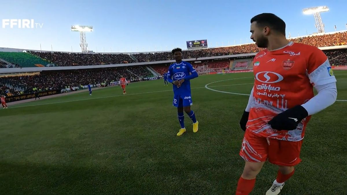 ثبت اولین تصاویر از زاویه دید داور، در دربی ۱۰۵