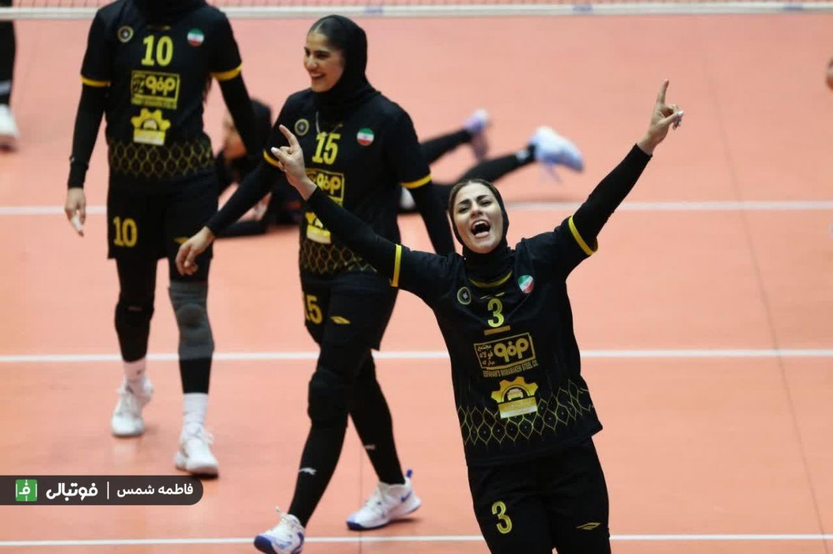 گزارش تصویری اختصاصی/ نیمهنهایی لیگ والیبال بانوان؛ سایپا ۲ سپاهان ۳