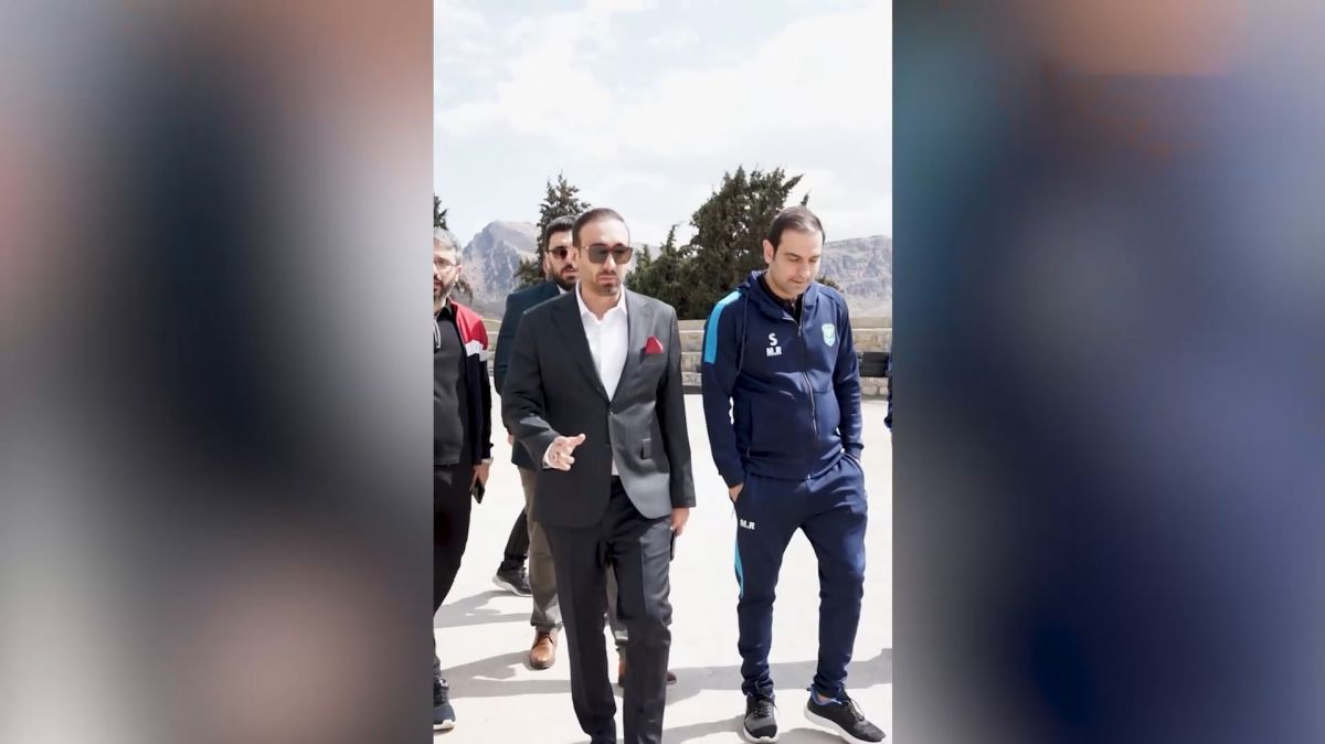 آخرین تمرین بازیکنان خیبر پیش از بازی با چادرملو