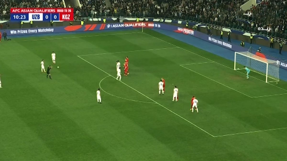 ضربه ایستگاهی زیبای ماشاریپوف به سوی دروازه قرقیزستان