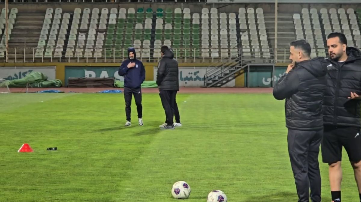حضور فیزیوتراپ اینتر در تمرین تیم ملی برای نظارت بر تمرین مهدی طارمی