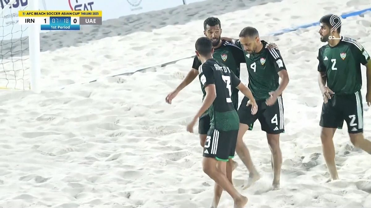 گل اول ساحلی امارات به ایران (علی محمد)