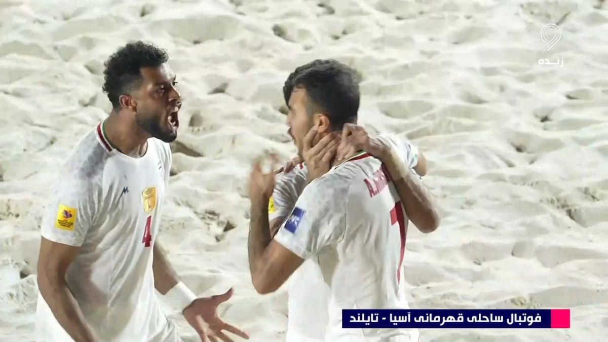 گل سوم ساحلی ایران به امارات (علی میرشکاری)