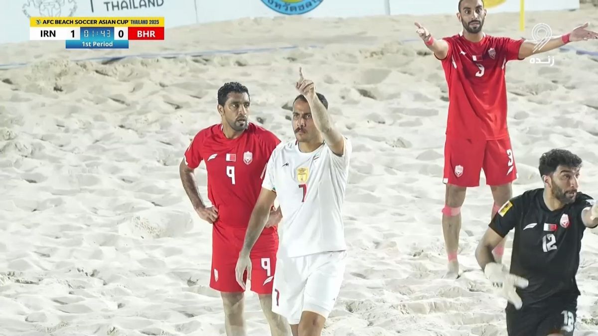 گل دوم ساحلی ایران به بحرین (علی میرشکاری)