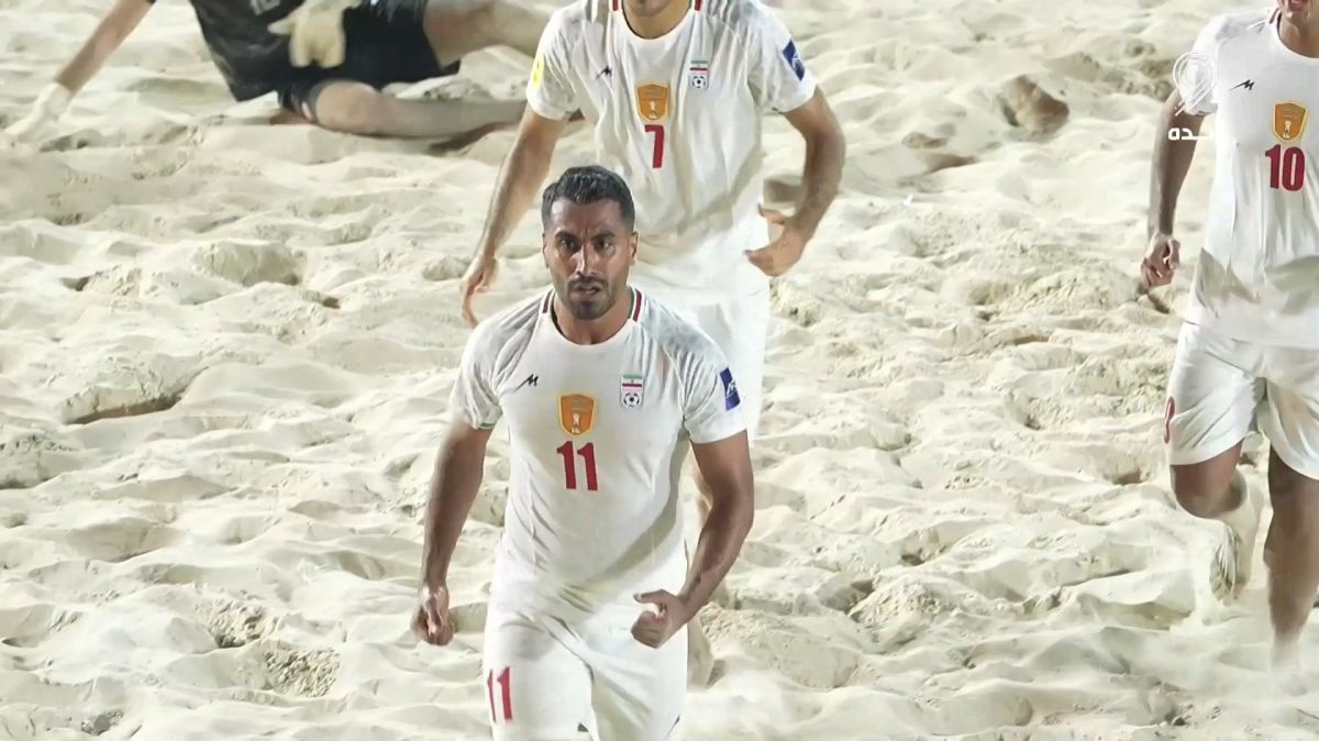 گل چهارم ساحلی ایران به بحرین (دبل معصومی زاده)