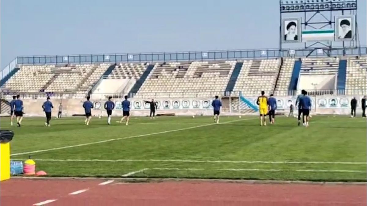 تمرینات ملوان قبل از دیدار با مس رفسنجان