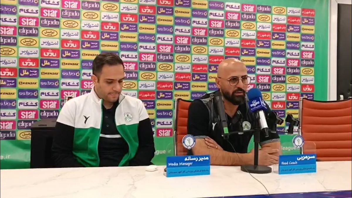 نشست خبری حمیدرضا عبداللهی کمک مربی ذوب آهن