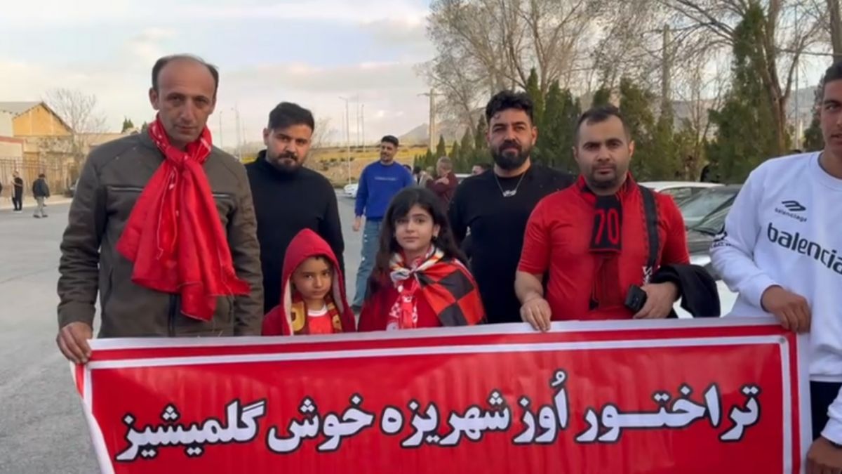 گفت و گو با هواداران تراکتور پیش از بازی با آلومینیوم