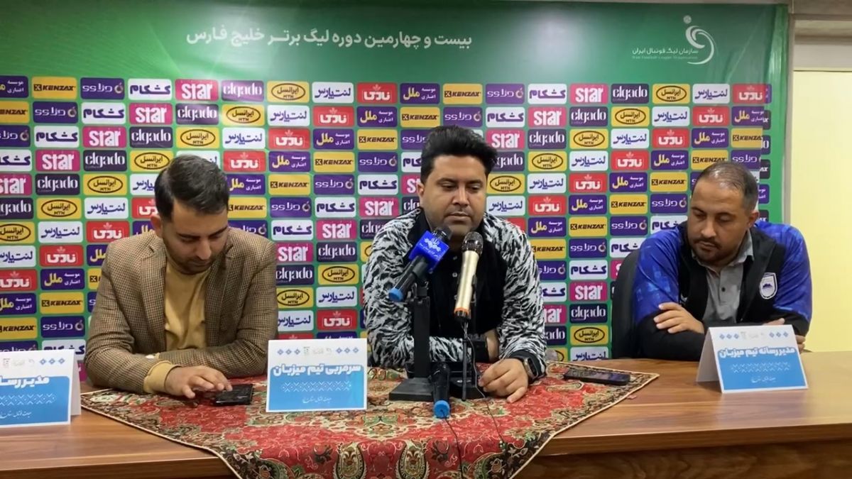 نشست خبری سعید اخباری سرمربی چادرملو اردکان