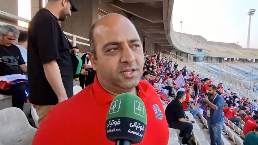 صحبتهای هواداران نساجی قبل از دیدار با استقلال خوزستان