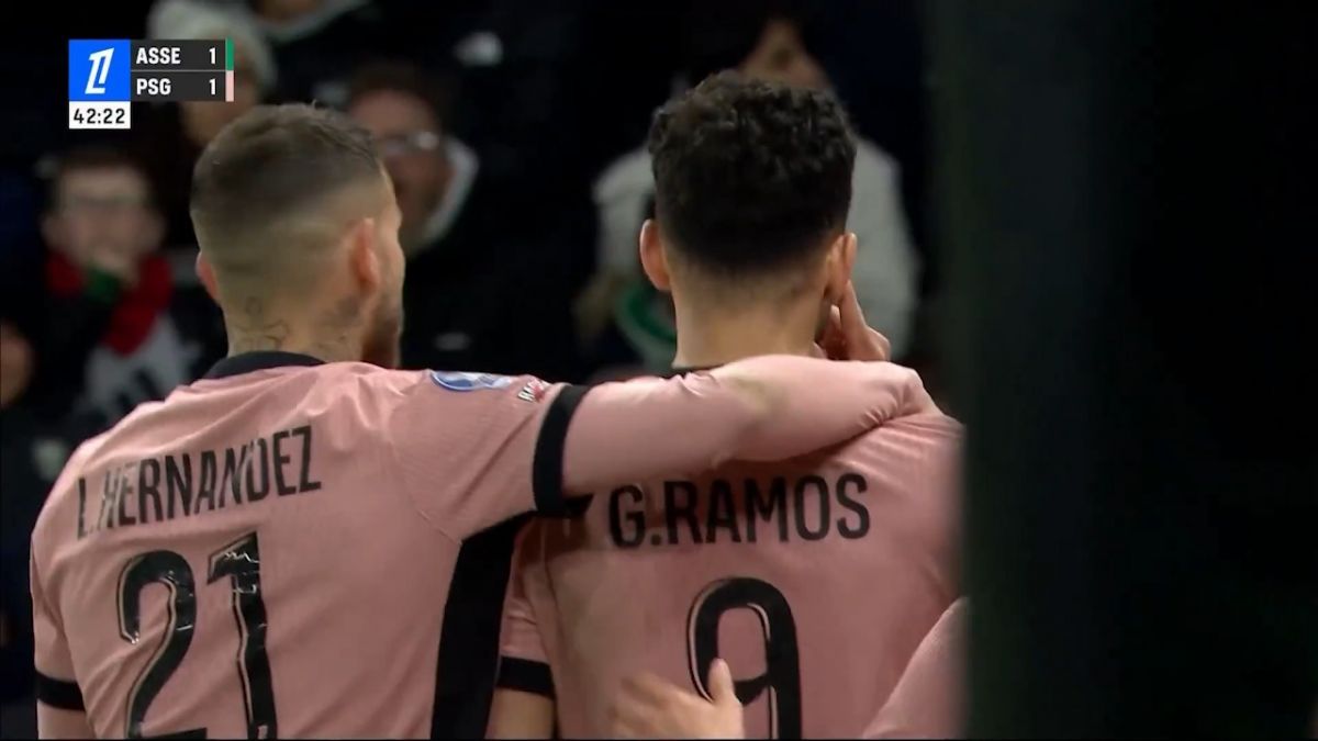 گل اول پاری سن ژرمن به سن اتین (راموس)