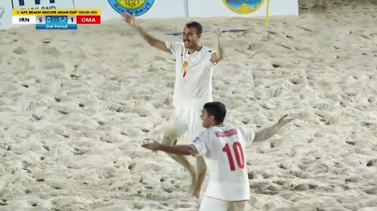 گل ششم ساحلی ایران به عمان (دبل علی میرشکاری)