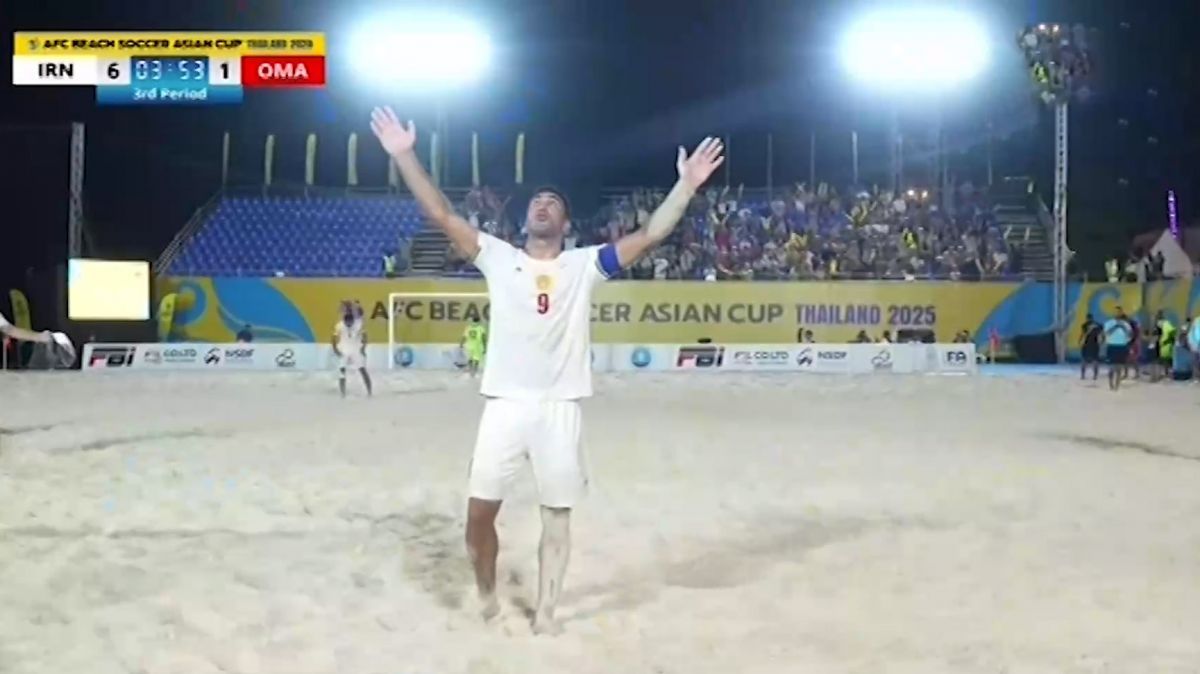 گل هفتم ساحلی ایران به عمان (محمدعلی مختاری)