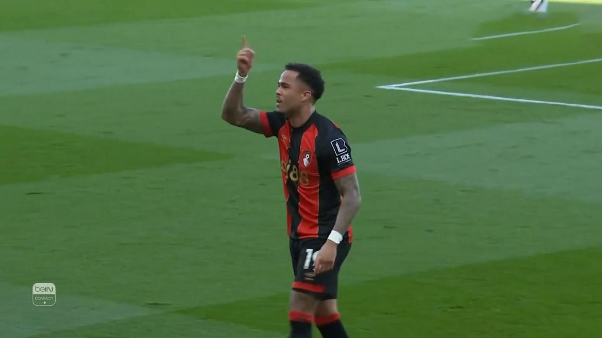 گل اول بورنموث به منچسترسیتی (اوانیلسون)