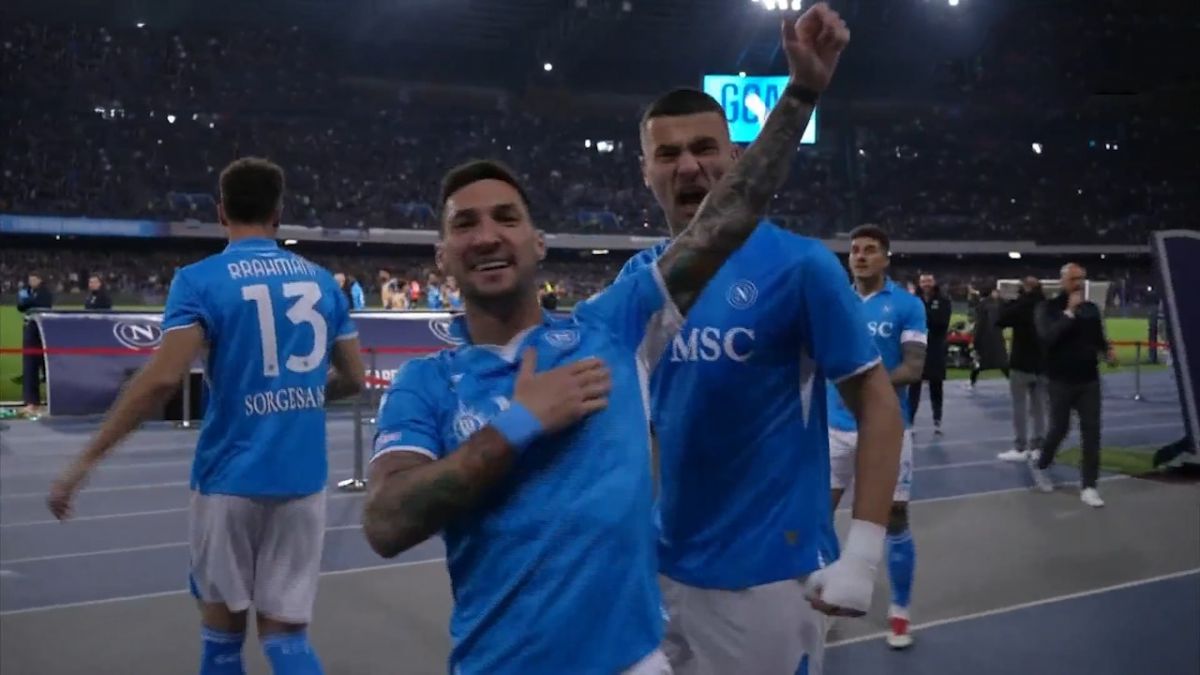 گل اول ناپولی به میلان (متئو پولیتانو)