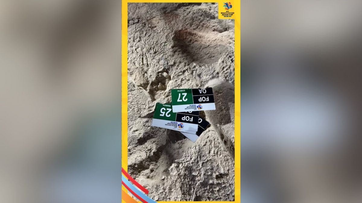 خوشحالی بازیکنان تیم ملی ساحلی  به سبک محمدمیهن دوست