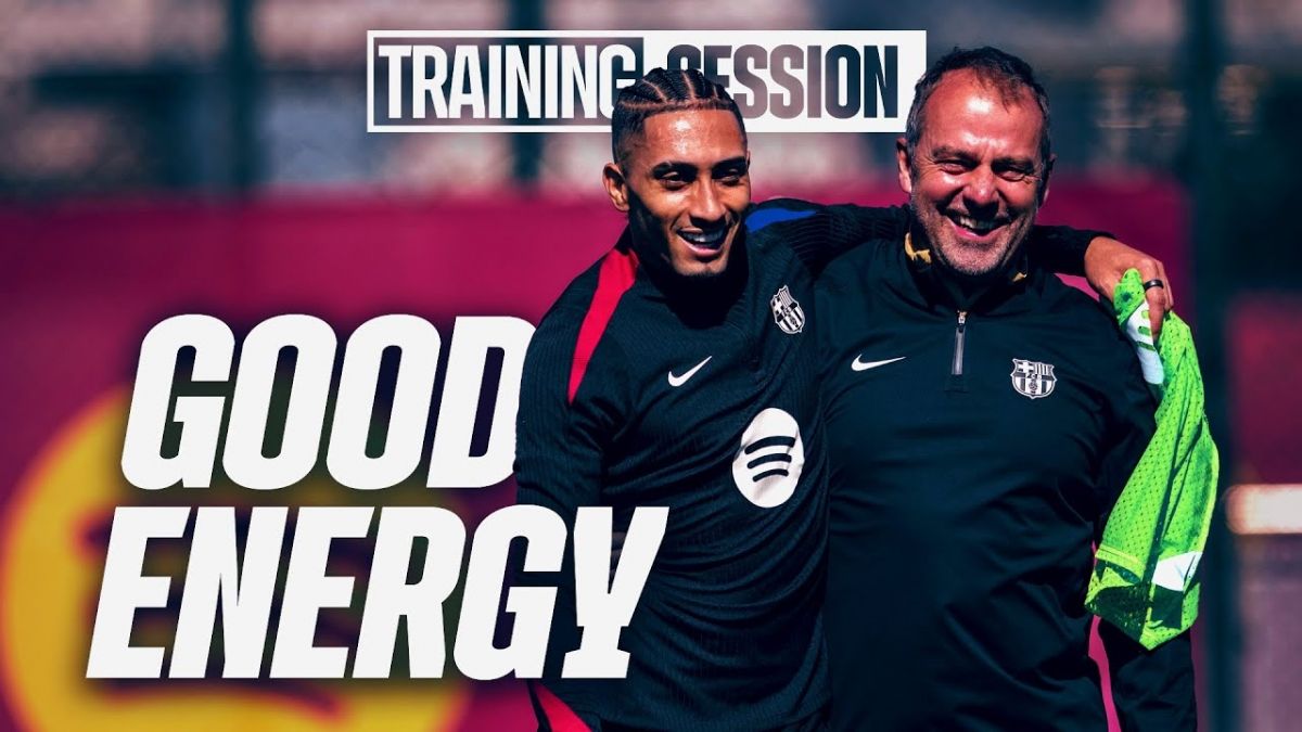 تمرینات آماده سازی ستاره های بارسلونا