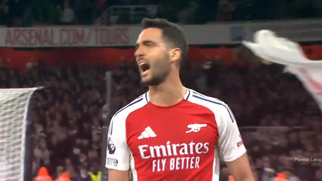 گل اول آرسنال به فولام (میکل مرینو)