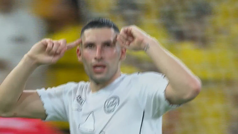 گل اول الشباب به الاتحاد (سوپرگل کریستین گوانکا)