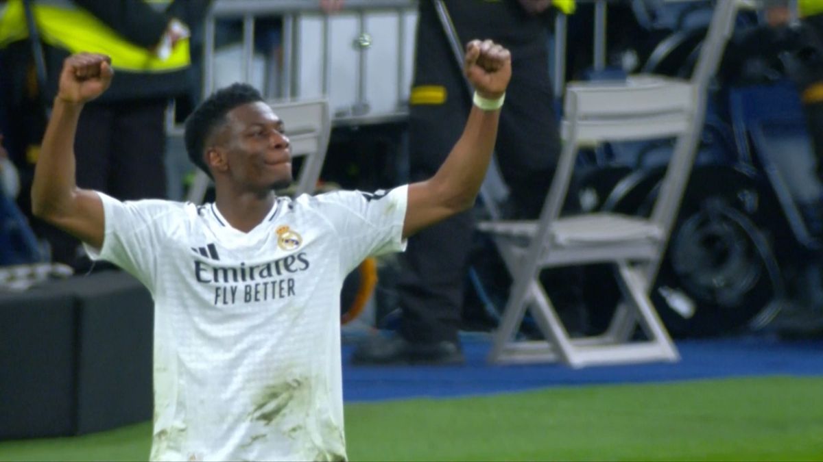 گل سوم رئال مادرید به رئال سوسیداد (شوامنی)