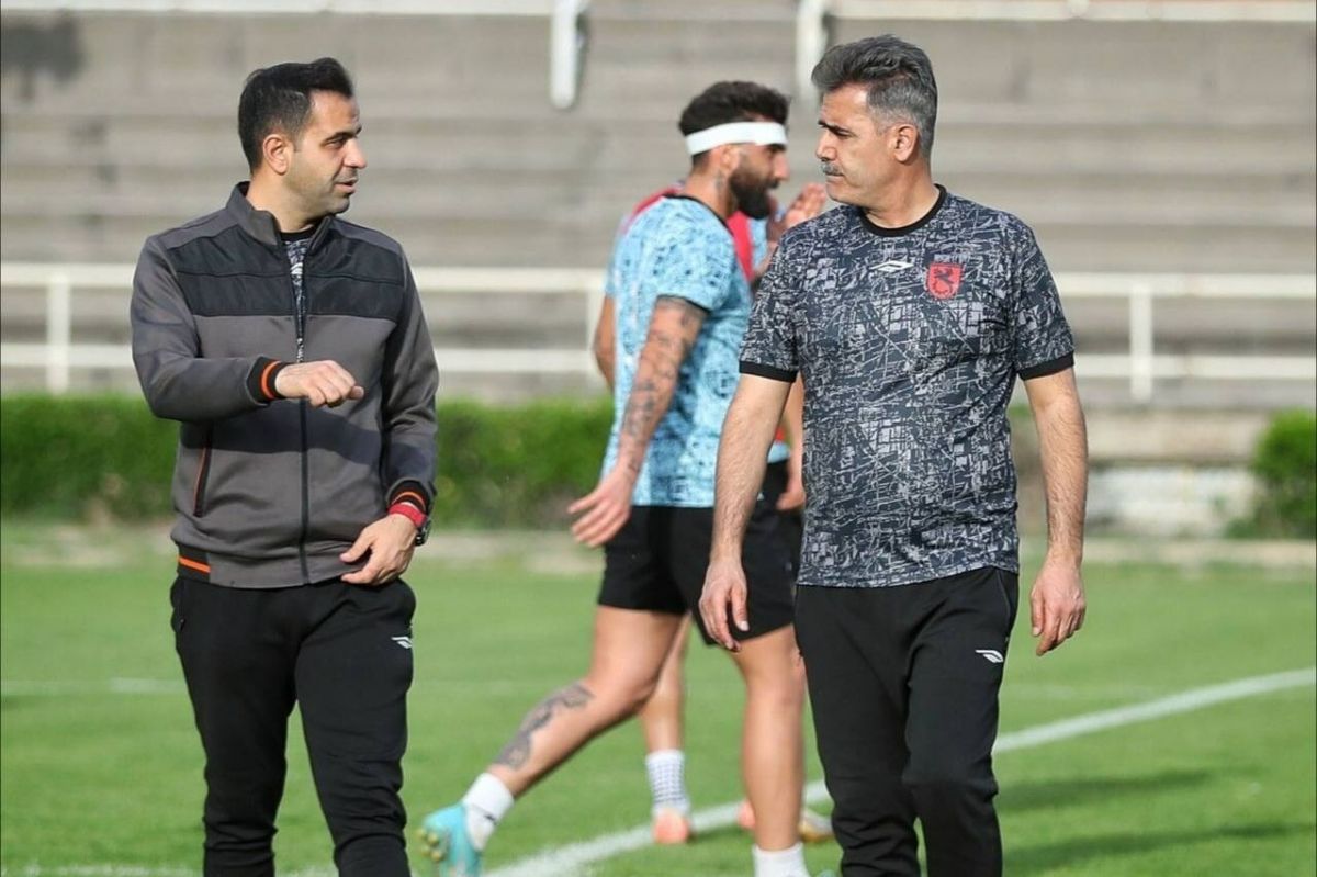 برگزاری تمرین مس رفسنجان با حضور پورموسوی
