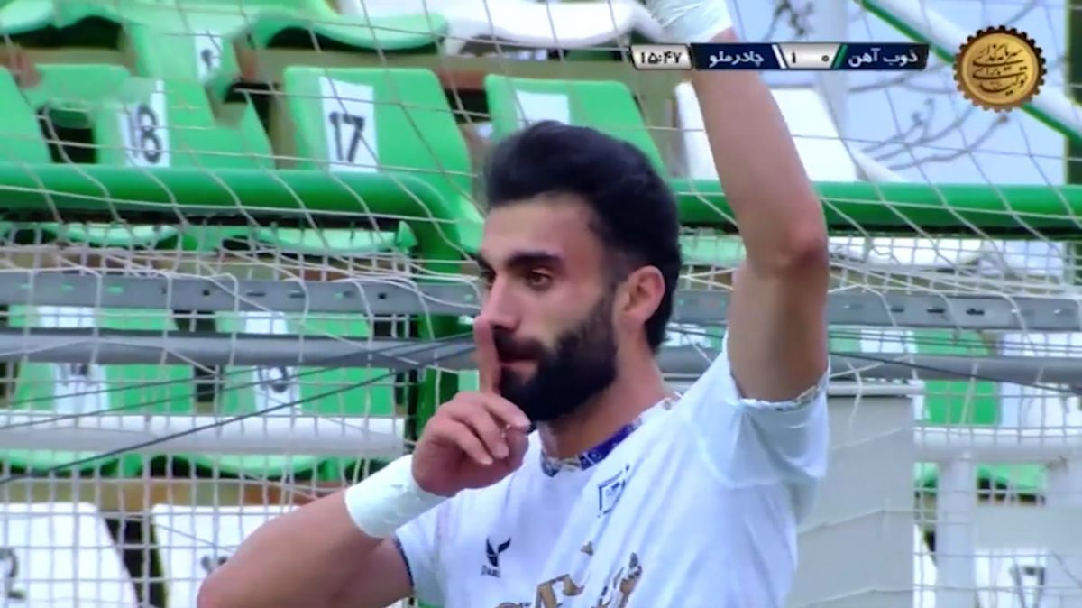 گل اول چادرملو به ذوب آهن (سید علی یحیی زاده)