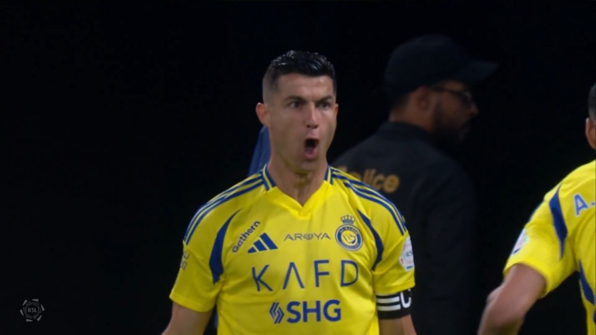گل دوم النصر به الهلال (کریستیانو رونالدو)