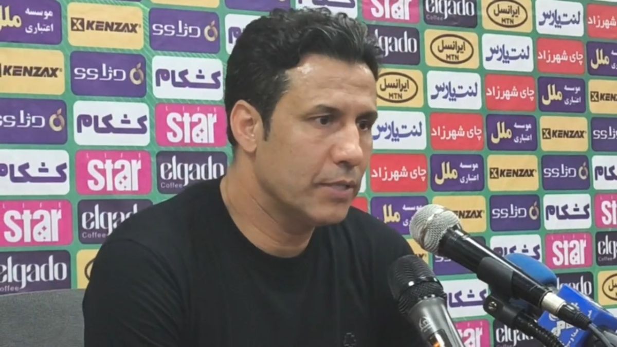 نشست خبری مهدی تارتار سرمربی گل گهر پس از بازی با فولاد