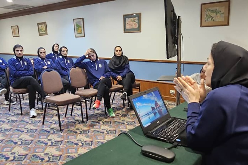 برگزاری جلسه فنی با بازیکنان پیش از دیدار برابر ژاپن