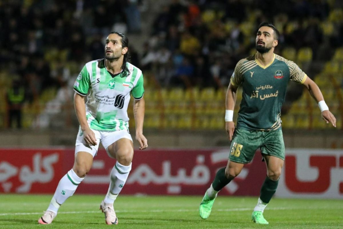 جمع شدن آب در ورزشگاه تختی خرم آباد