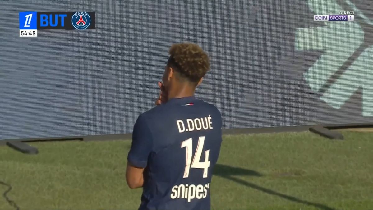 گل اول پاری سن ژرمن به آنژه (دزیره دوئه)