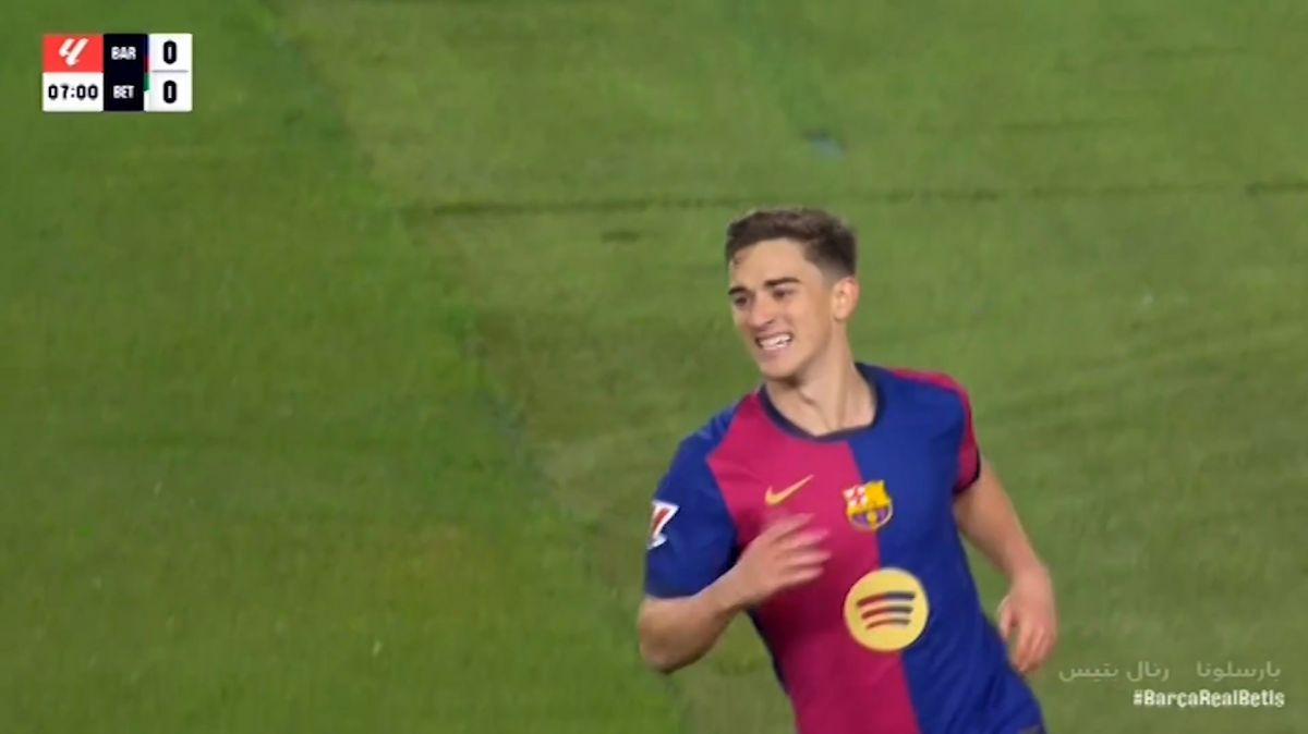 گل اول بارسلونا به رئال بتیس (پابلو گاویرا)