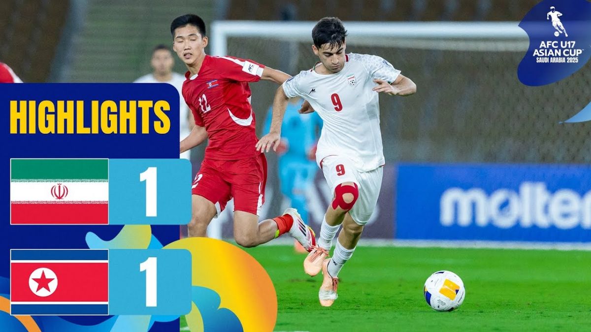 خلاصه بازی نوجوانان ایران 1-1 نوجوانان کره شمالی